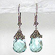 DKC ~ Aqua Quartz Bali Earrings